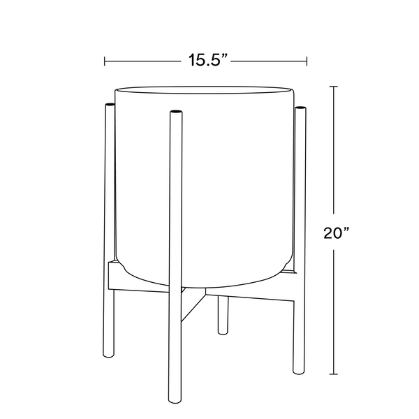 The Twelve - Ceramic Cylinder with Stand