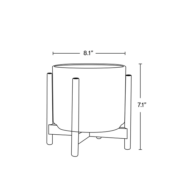 The Six - Ceramic Cylinder with Stand