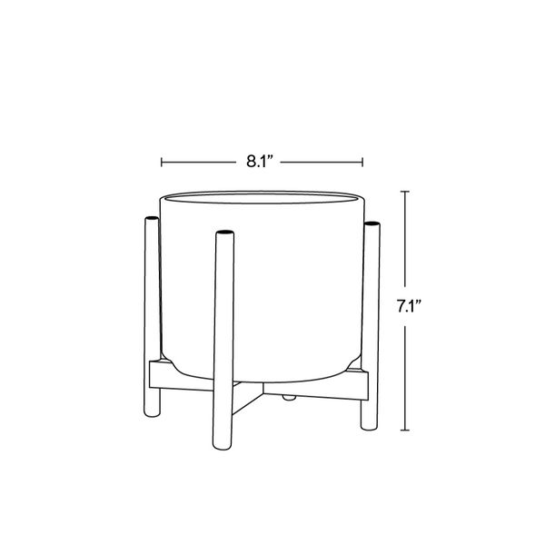 The Six - Ceramic Cylinder with Stand