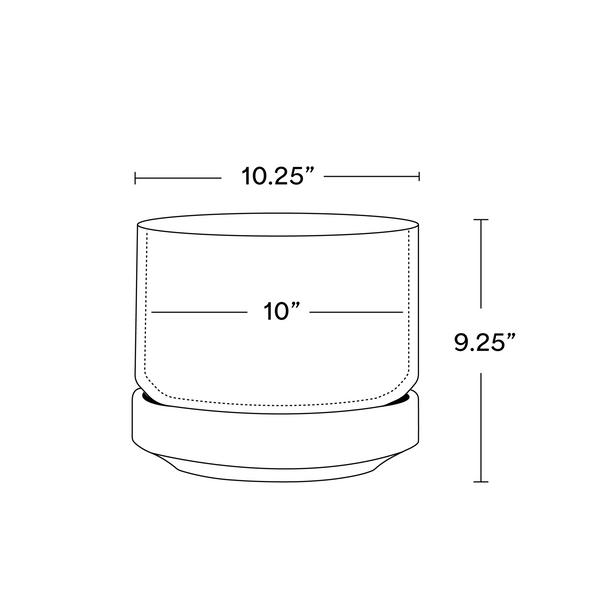 Round Two - 10 Inch Planter