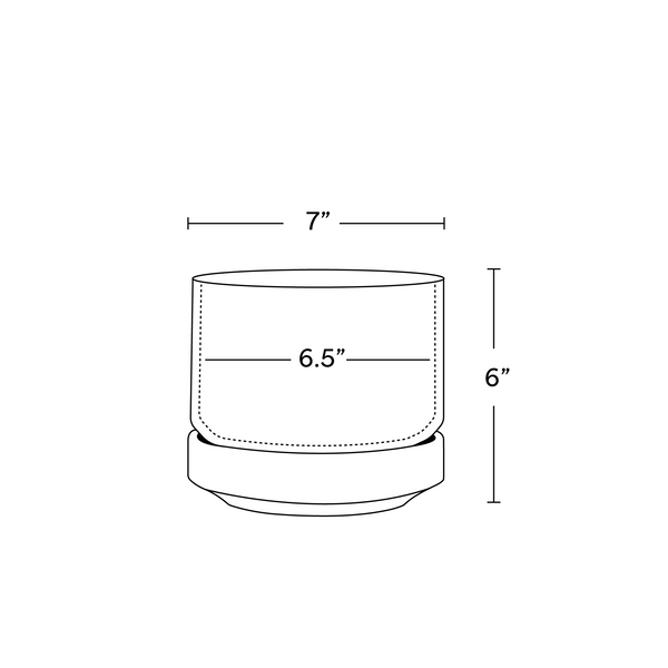 Round Two - 6 Inch Planter