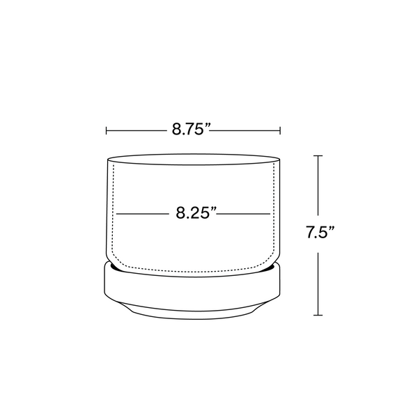 Round Two - 8 Inch Planter